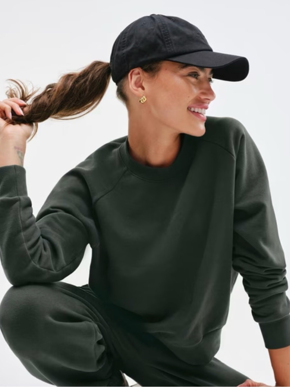 NWT Easy Fleece Crew Sweatshirt Small Tall